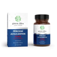   ASTAXANTHIN  FORTE 12 mg NATÚR - astaxanthin, legerősebb természetes antioxidáns 60 db